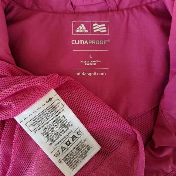ADIDAS Women's ClimaProof Golf Jacket, L - Picture 4 of 5